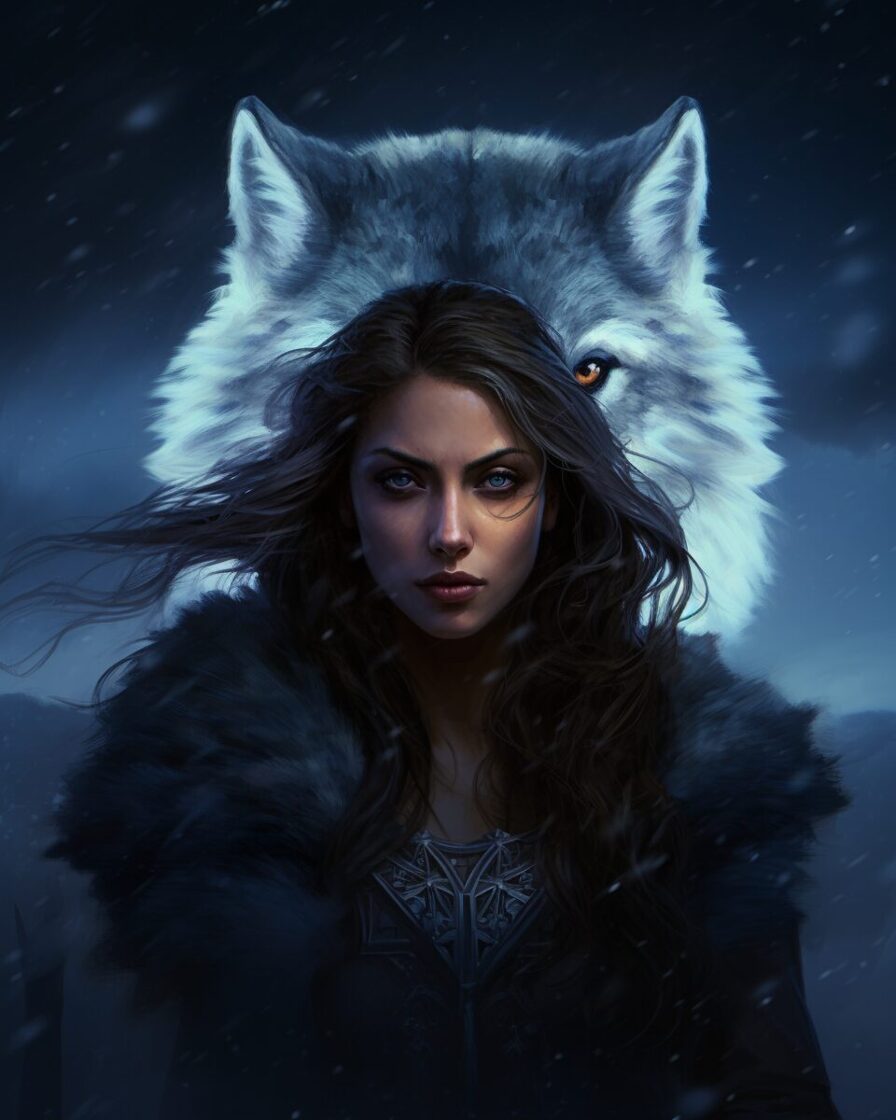 legendary_beagle_78309_A_striking_portrait_of_the_She-Wolf_arch_4babdfbc-be85-4b5e-8a8e-a3712e8f78ee.jpg